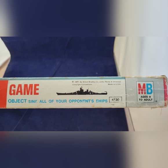 Battleship Board Game- Vintage (1971 Edition) - Milton Bradley Complete GOOD - Picture 2 of 5